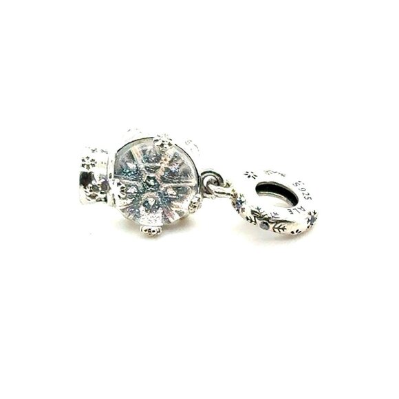 Pandora Snowflake Snow Globe Charm - Picture 1 of 7